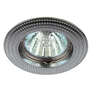 Светильник Эра KL55 CH литой MR16 12В/220В 50Вт Хром фото Светильник Эра KL55 CH литой MR16 12В/220В 50Вт Хром картинка